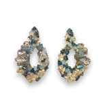 Crysta Cluster Crystal Statement Earrings