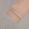 Noelly Baguette CZ Adjustable Bracelet