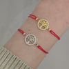 Tree Of Life Sparkle Red Thread Bracelet