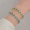May Round Emerald 7” Tennis Bracelet