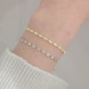 Amy Baguette Row Adjustable Bracelet