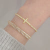 Noelly Baguette CZ Adjustable Bracelet