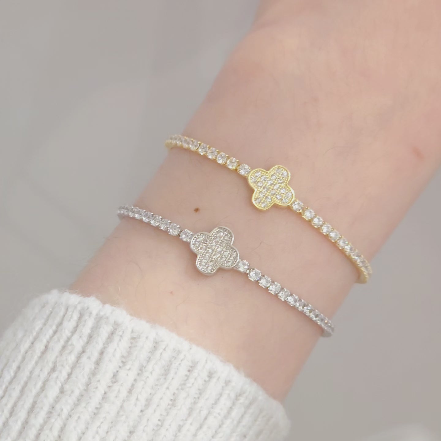Flora Clover Adjustable Bracelet
