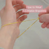 Noelly Baguette CZ Adjustable Bracelet