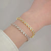 Heart Bezel 7” Tennis Bracelet