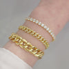 Noellery Cuban Pave Luxe Chain Bracelet