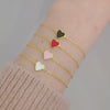 Heart Love Enamel Bracelet