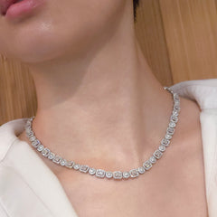 Bora Geo Tennis Necklace