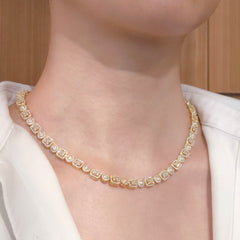 Bora Geo Tennis Necklace