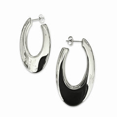 Stainless Steel Open Oval Hoops