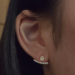 Jacklyn Teardrop Jacket Earrings