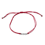 Infinity Tiny Red Thread Bracelet