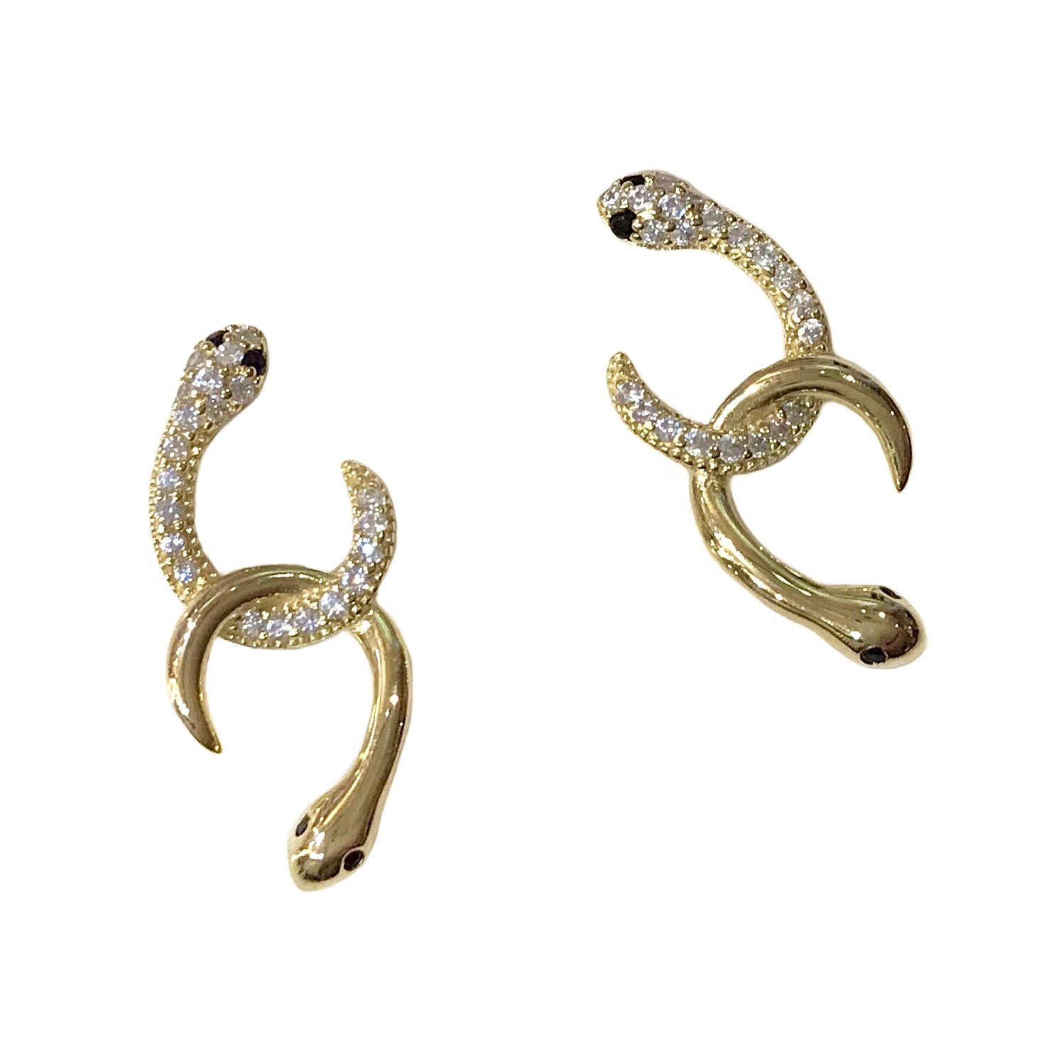 Double Snake Earrings