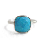 Felice Square Ring Turquoise