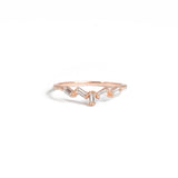 Noelia Baguette V Ring