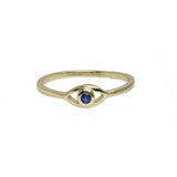 Evil Eye Sapphire Ring