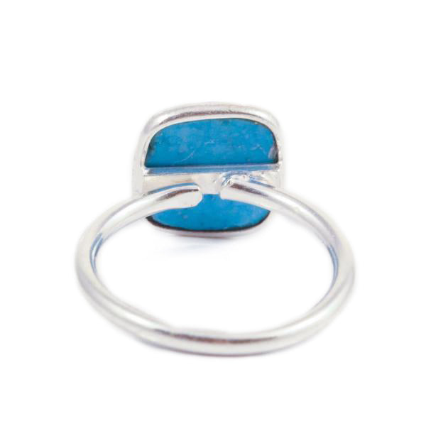 Felice Square Ring Turquoise