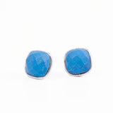 Felice Square Turquoise Earrings