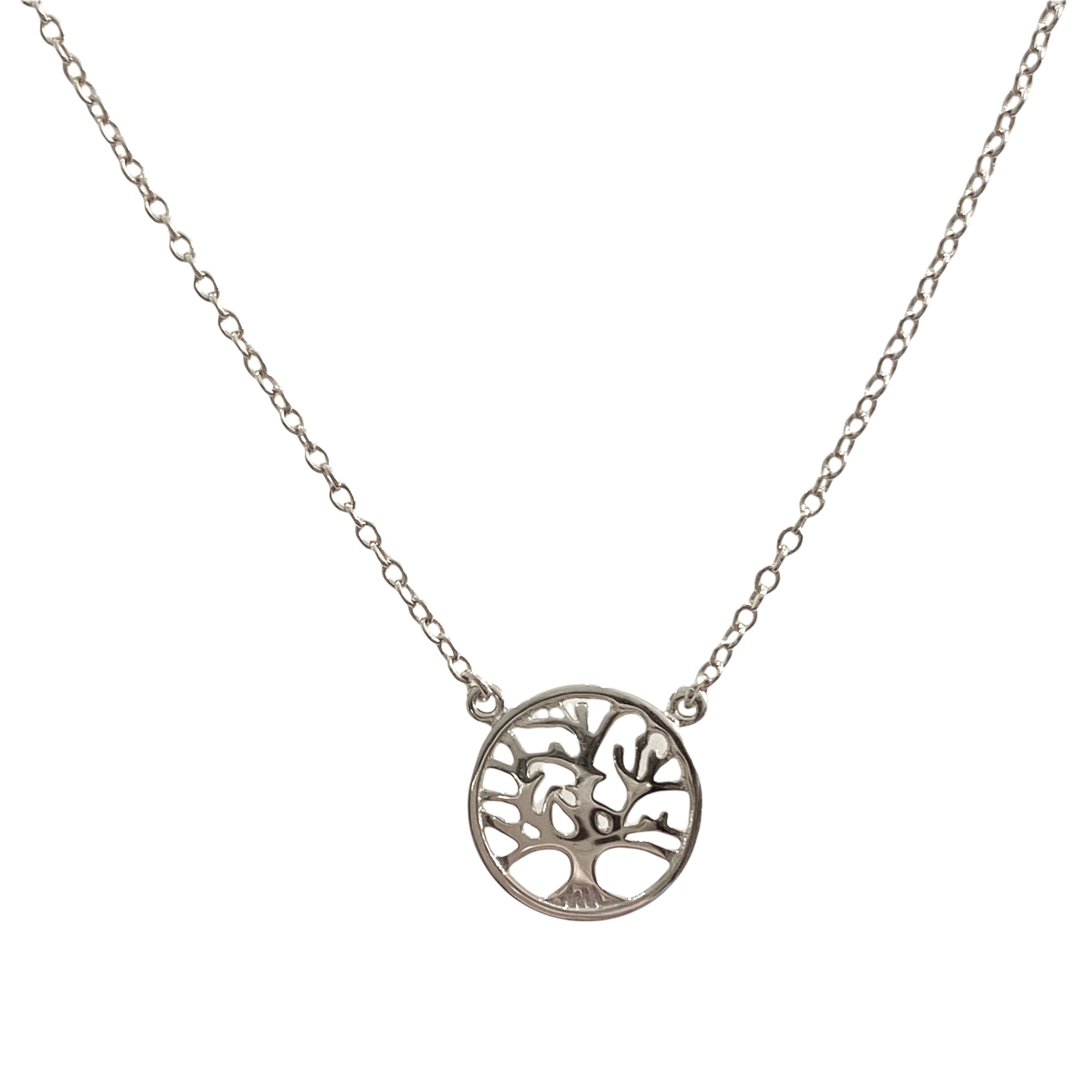 Tree of Life Small Circle Necklace