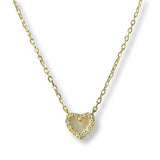 Heart Pave Sparkle Necklace