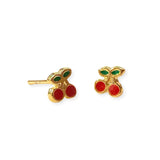 Gold Filled Cherry Studs