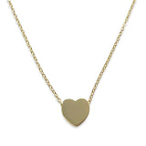 Amore Flat Heart Necklace