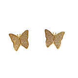 Sweet Pave Butterfly Earrings
