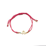 Sparkle Snake Red Thread Bracelet