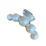 Pearl 5 Metallic Hair Claw Clips