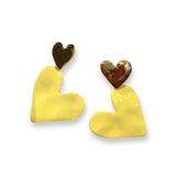 Heart Color Statement Earrings