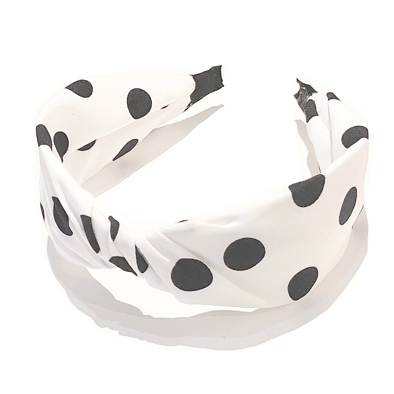 Polka Dot Twisted Headband