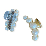 Pearl 5 Metallic Hair Claw Clips