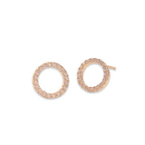 Geovana Circle Sparkle M Studs