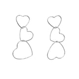 Crysta Heart Earrings
