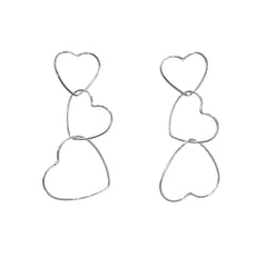 Crysta Heart Earrings
