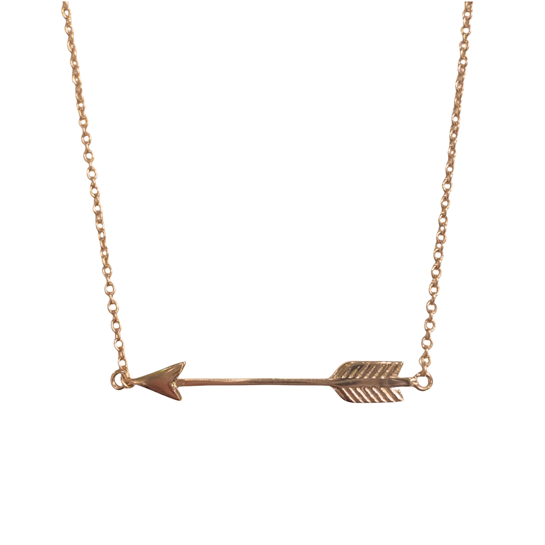 Tiffany arrow 2025 necklace rose gold