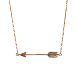 Erica Sideways Arrow Necklace