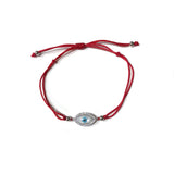 Mother of Pearl Evil Eye Red Thread Bracelet