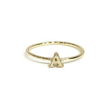 Initial Typeface Ring