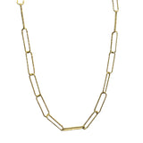 Sterling Silver Diamond Cut Paper Clip Link 24”Chain Only