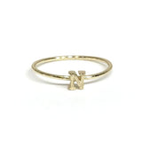 Initial Typeface Ring