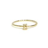 Initial Typeface Ring