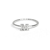 Initial Typeface Ring