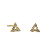 Geovana Triangle Baguette Studs