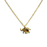 Elephant Brass Necklace