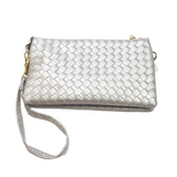 Molly Basket Woven Wallet Clutch Crossbody Handbag