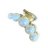 Pearl 5 Metallic Hair Claw Clips
