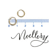 Tiny Endless Sterling Silver Hoops