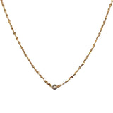 Kory CZ Clear Twist Necklace