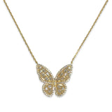 Butterfly Baguette Necklace